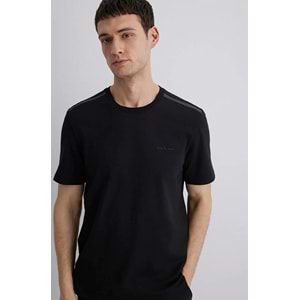 Mavi M0612689-900 Mavi Black Baskılı Tişört Erkek T-Shirt