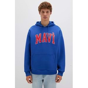 Mavi M067149-70907 Logo Baskılı Erkek Kapüşonlu Sweatshirt