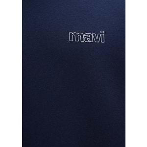 Mavi M0S10379-704 Mavi Logo Baskılı Sweatshirt Erkek Sweatshirt