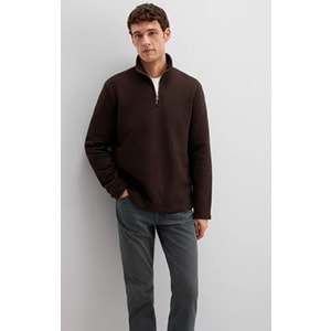 Mavi 0S10519-89103 Yarım Fermuarlı Erkek Sweatshirt