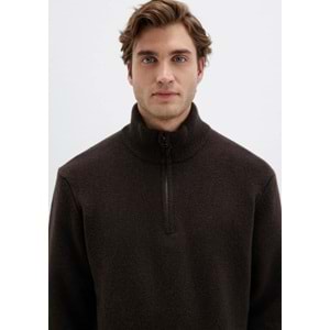 Mavi M0710380-89103 Half Zip Kazak Yarım Fermuarlı Erkek Sweatshirt