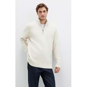 Mavi M0710380-88200 Half Zip Kazak Yarım Fermuarlı Erkek Sweatshirt