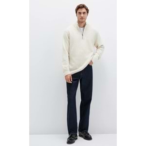 Mavi M0710380-88200 Half Zip Kazak Yarım Fermuarlı Erkek Sweatshirt