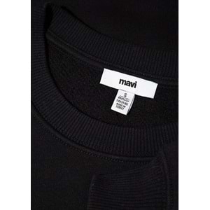 Mavi M1S10490-900 Mavi Logo Baskılı Kadın Sweatshirt