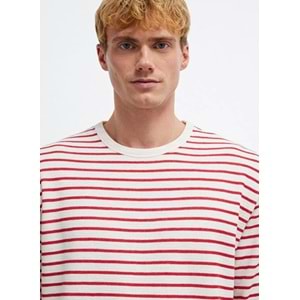 Mavi M0613157-91392 Çizgili Uzun Kollu Tişört Erkek T-Shirt
