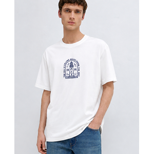 Mavi M0613283-620 Deniz Feneri Baskılı Tişört Erkek T-Shirt