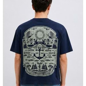 Mavi M0613289-70497 Baskılı Tişört Erkek T-Shirt