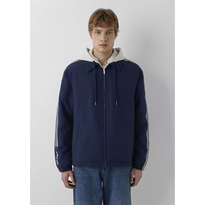Mavi M0110623-70497 Mavi Jeans Baskılı Kapüşonlu Erkek Mont