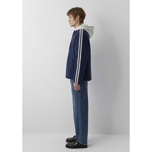 Mavi M0110623-70497 Mavi Jeans Baskılı Kapüşonlu Erkek Mont