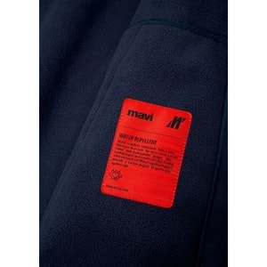 Mavi M0110851-70487 Mavi Su İtici Pro-Tech Water-Replent Kapüşonlu Erkek Mont