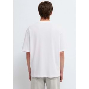 Mavi M0613386-620 Mavi Yengeç Baskılı Tişört Erkek T-Shirt