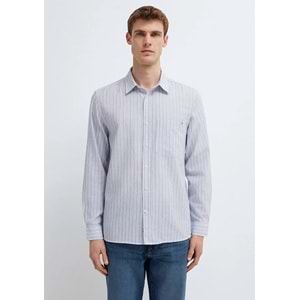 Mavi M0212006-91561 Çizgili Gömlek Regular Fit Erkek Gömlek