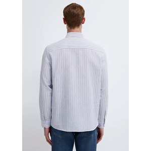 Mavi M0212006-91561 Çizgili Gömlek Regular Fit Erkek Gömlek