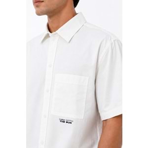Mavi M0211991-70057 Kısa Kol Gömlek Oversize Erkek Gömlek