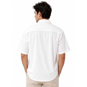 Mavi M0211991-70057 Kısa Kol Gömlek Oversize Erkek Gömlek