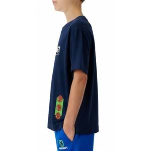 Mavi M6610494-84371 Minecraft Baskılı Erkek Çocuk Tişört