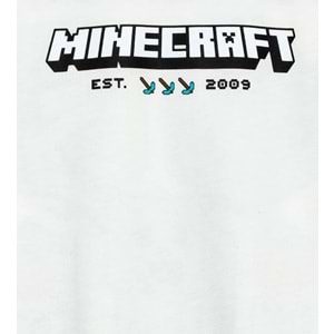 Mavi M6610492-70057 Minecraft Baskılı Erkek Çocuk Tişört