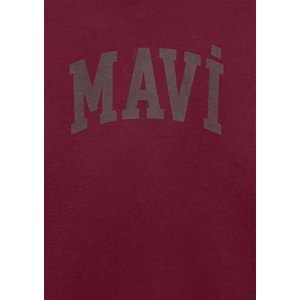 Mavi M6S10143-70394 Mavi Logo Baskılı Kapüşonlu Çocuk Sweatshirt