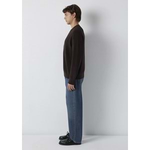 Mavi M0710439-70219 Mavi Bisiklet Yaka Kazak Erkek Sweatshirt