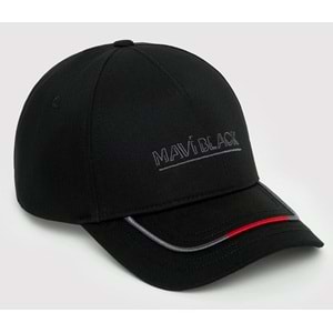 Mavi M0912394-900 Mavi Black İşlemeli Logo Şapka