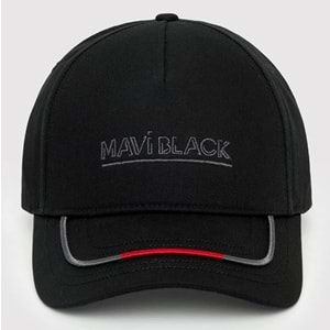 Mavi M0912394-900 Mavi Black İşlemeli Logo Şapka