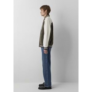 Mavi M0110724-71542 Mavi Jeans Nakışlı Suni Süet Ceket Erkek Mont