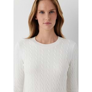 Mavi M1710910-70057 Mavi Burgu Desenli Kazak Kadın Sweatshirt