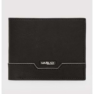 Mavi M0912365-900 Mavi Black Hakiki Deri Cüzdan
