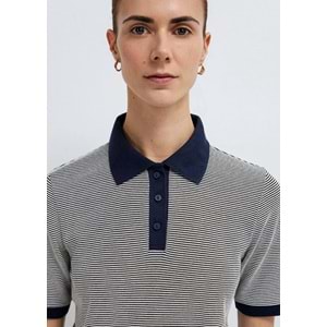 Mavi M1614310-86625 Çizgili Polo Yaka T-Shirt Kadın Tişört