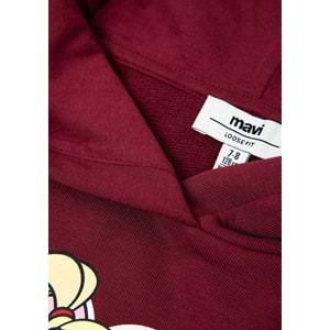 Mavi M7S10214-70393 Mavi Lola Bunny Kapüşonlu Kız Çocuk Sweatshirt