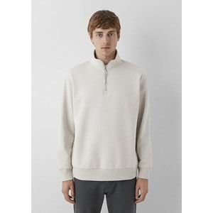 Mavi M0S10278-70144 Mavi Yarı Fermuarlı Erkek Sweatshirt