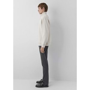 Mavi M0S10278-70144 Mavi Yarı Fermuarlı Erkek Sweatshirt