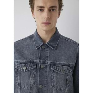 Mavi M010143-A4066 Mavi Dolphin Grey Classic Denim Jean Ceket Erkek Ceket