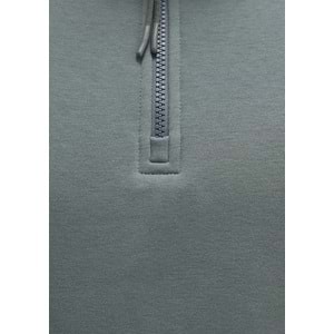 Mavi M0S10278-71577 Mavi Yarı Fermuarlı Erkek Sweatshirt