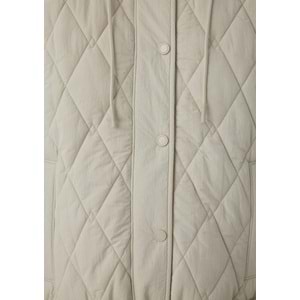 Mavi M1110911-70392 Mavi Kapüşonlu Kapitone Mont Kadın Mont