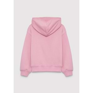 Mavi M7S10147-71015 Mavi Logo Baskılı Kapüşonlu Kız Çocuk Sweatshirt