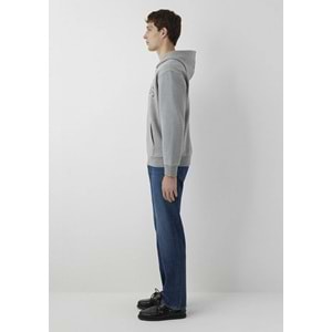 Mavi M0S10642-80018 Mavi Jeans Logo Nakışlı Fermuarlı Sweatshirt