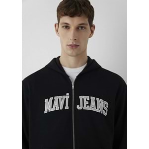 Mavi M0S10642-900 Mavi Jeans Logo Nakışlı Fermuarlı Sweatshirt