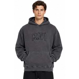 Mavi M0S10648-70087 Mavi Logo Detaylı Kapüşonlu Sweatshirt