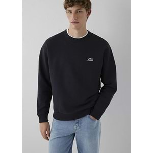 Mavi M0S10611-80022 Mavi Patch Nakışlı Erkek Sweatshirt