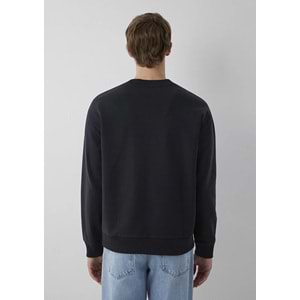 Mavi M0S10611-80022 Mavi Patch Nakışlı Erkek Sweatshirt