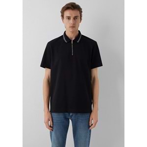 Mavi M0613535-900 Yarım Fermuarlı Polo Yaka Tişört Erkek Tişort