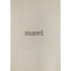 Mavi M0S10585-70322 Mavi Logo Baskılı Yarı Fermuarlı Sweatshirt Erkek Sweatshirt