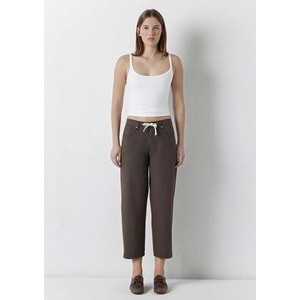 Mavi M1011274-71541 Dokuma Pantolon Bol Kesim Düz Paça Jean Kadın Kot Pantolon