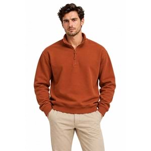 Mavi 0S10278-70306 Basic Yarım Fermuarlı Sweatshirt