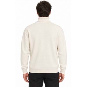 Mavi M0720066-70057 Mavi Boğazlı Kazak Erkek Sweatshirt
