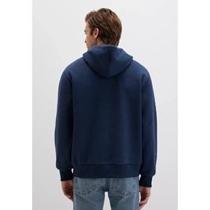 Mavi 065809-70490 Logo Nakışlı Erkek Kapüşonlu Sweatshirt