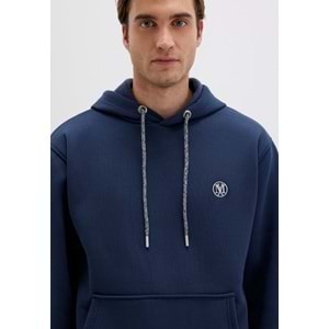 Mavi 065809-70490 Logo Nakışlı Erkek Kapüşonlu Sweatshirt