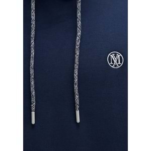 Mavi 065809-70490 Logo Nakışlı Erkek Kapüşonlu Sweatshirt