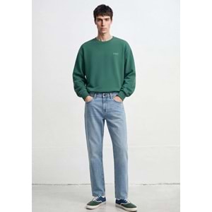 Mavi M0S10379-71874 Mavi Logo Baskılı Sweatshirt Erkek Sweatshirt